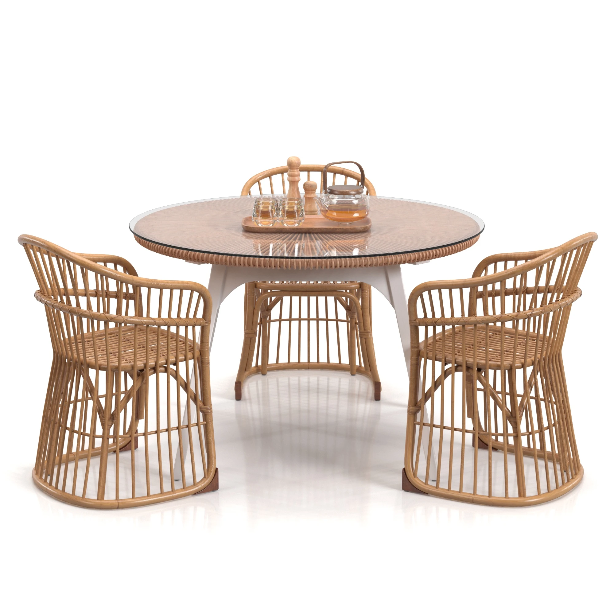 Dining Set 09 3D Model_01
